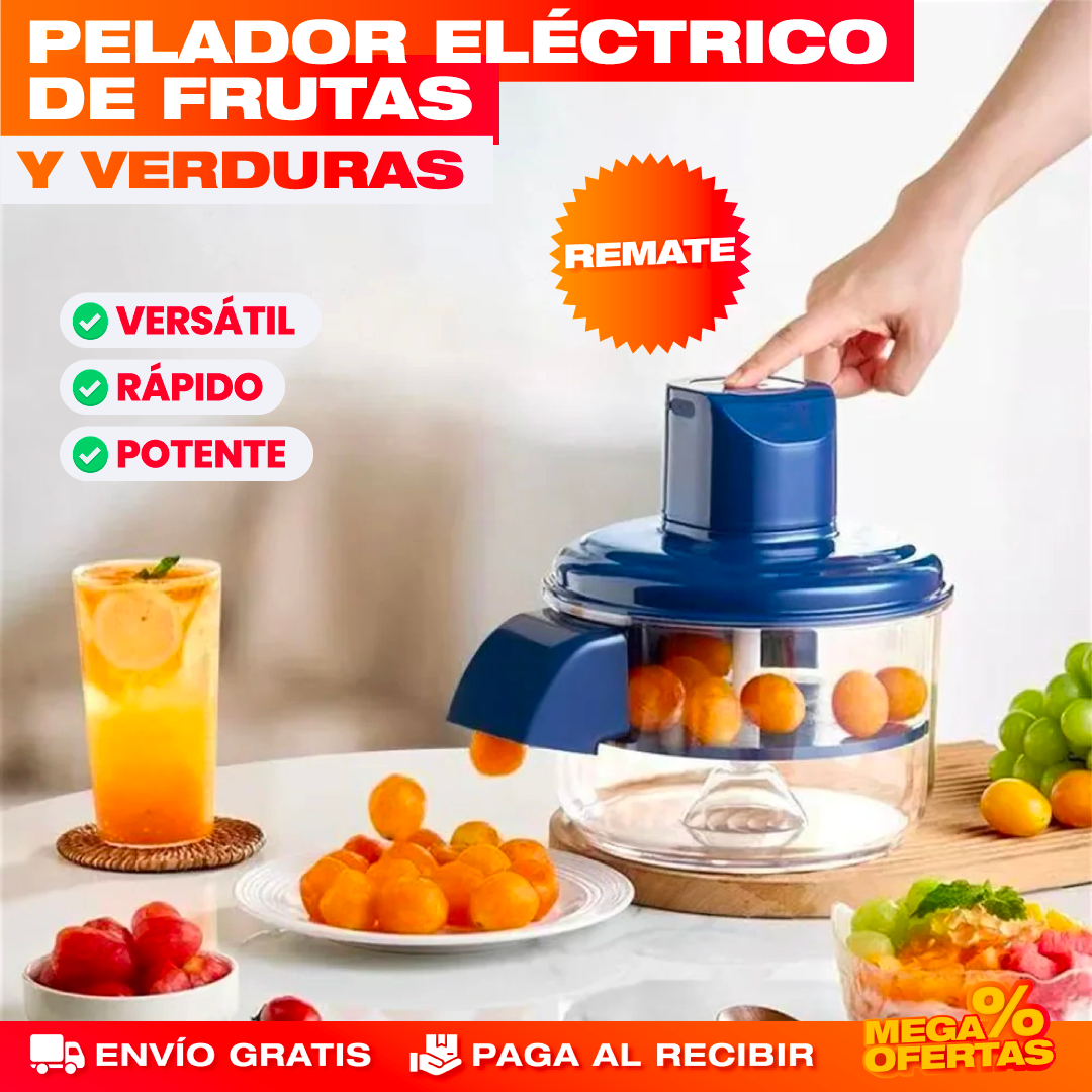 Pelador Eléctrico de Frutas y Verduras – Pela en Segundos Sin Cansar la Mano